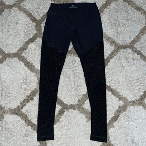90 degree by reflex velvet leggings. Size small